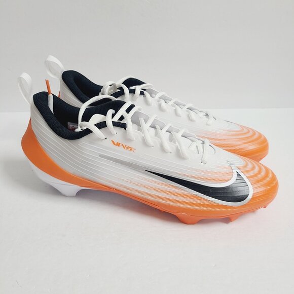 NEW Nike Vapor Speed 3 TB Football Cleats HM8849-104 Size 8.5 White Orange